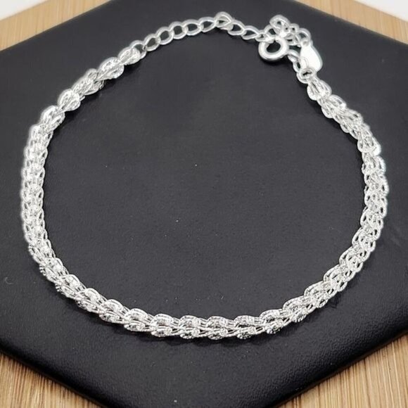 Sterling Silver Phoenix Tail Bracelet (NWOT) - Picture 3 of 5